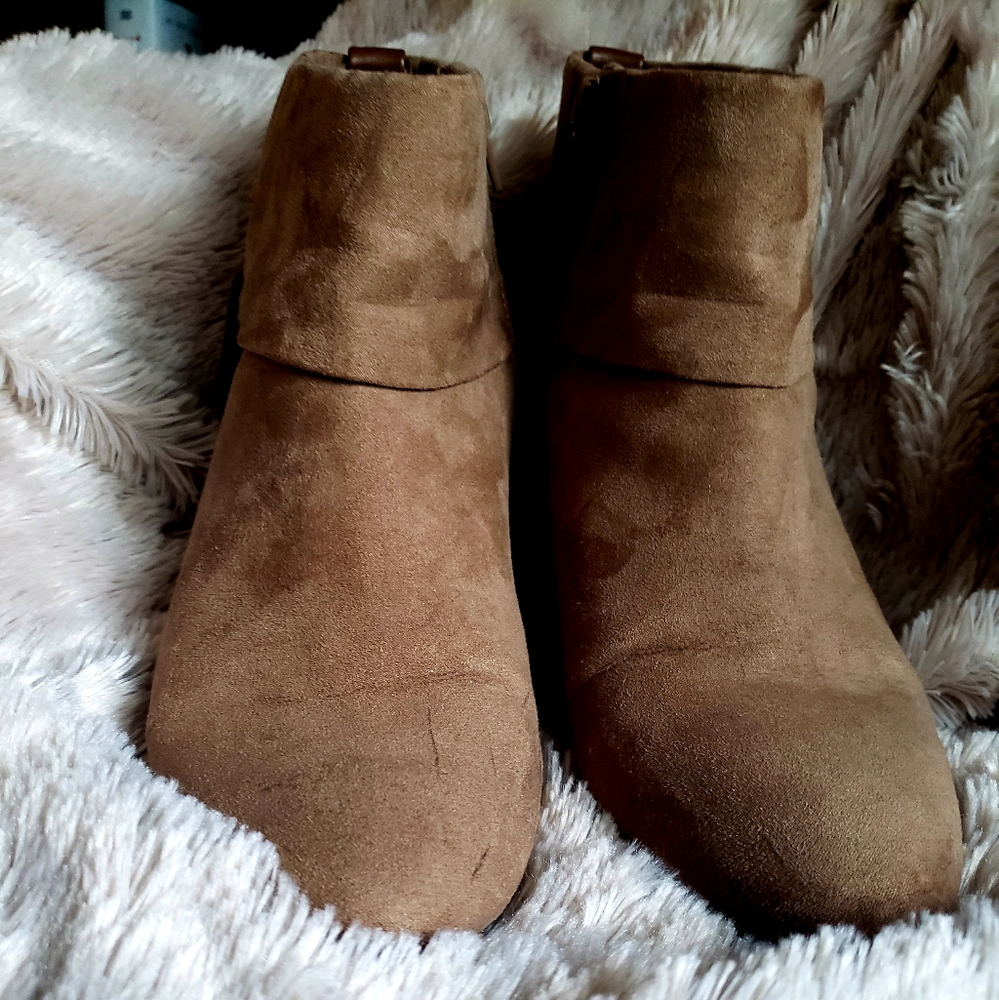 East 5th Tan Ankle Boots